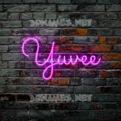 yuvee in Pink Neon style - 3D name wallpaper yuvee in Pink Neon style - 3D name wallpaper