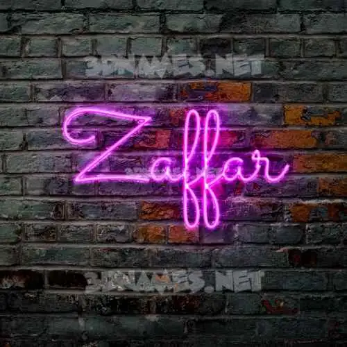 zaffar in Pink Neon style - 3D name wallpaper zaffar in Pink Neon style - 3D name wallpaper