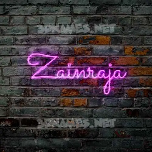 zainraja in Pink Neon style - 3D name wallpaper zainraja in Pink Neon style - 3D name wallpaper
