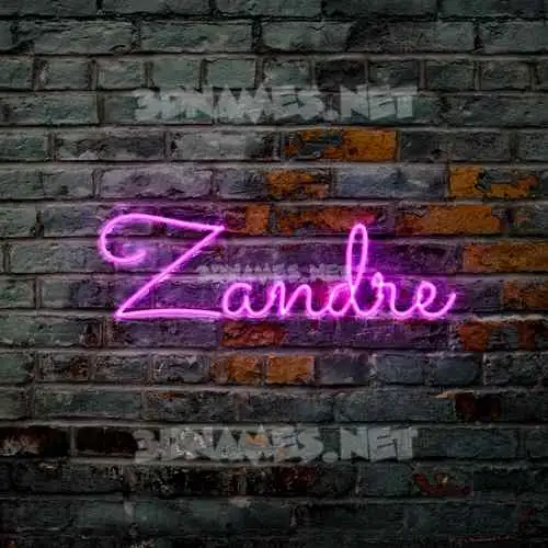 zandre in Pink Neon style - 3D name wallpaper zandre in Pink Neon style - 3D name wallpaper