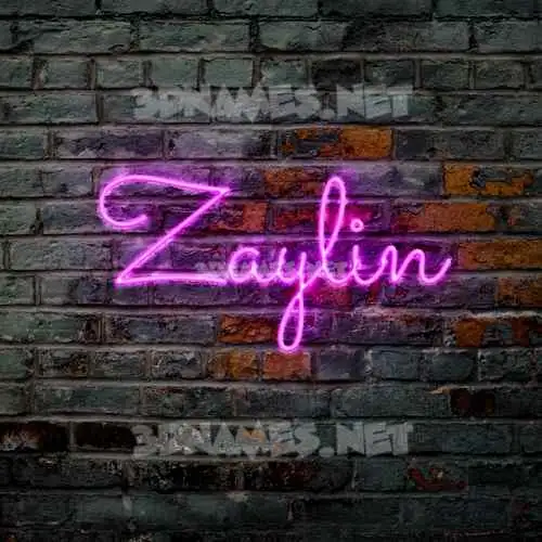 zaylin in Pink Neon style - 3D name wallpaper zaylin in Pink Neon style - 3D name wallpaper