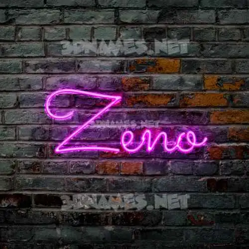zeno in Pink Neon style - 3D name wallpaper zeno in Pink Neon style - 3D name wallpaper