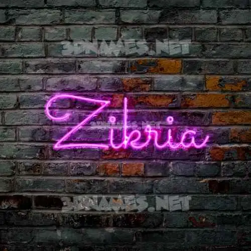 zikria in Pink Neon style - 3D name wallpaper zikria in Pink Neon style - 3D name wallpaper