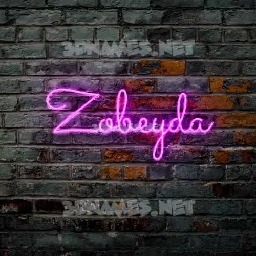 zobeyda in Pink Neon style - 3D name wallpaper zobeyda in Pink Neon style - 3D name wallpaper