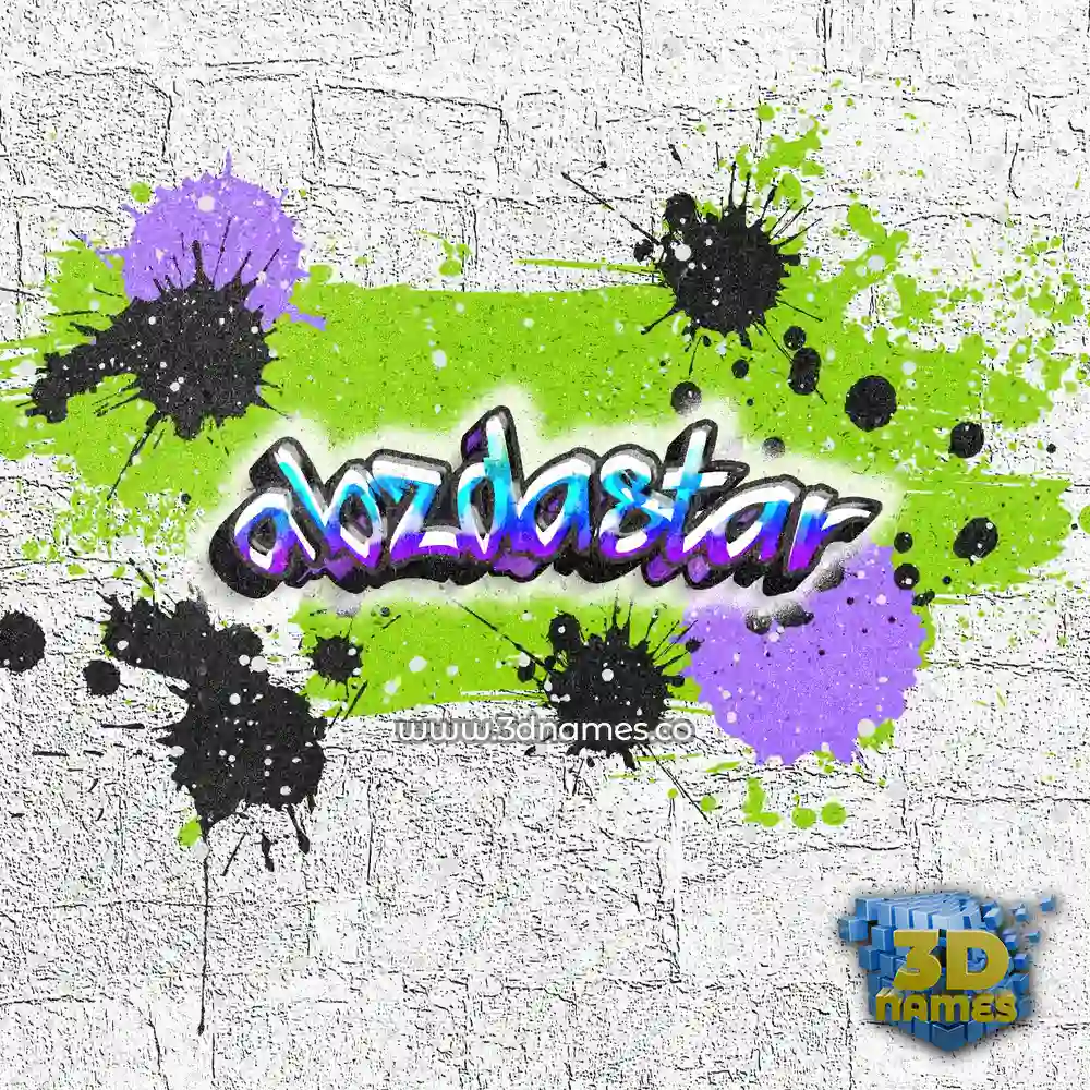abzdastar in Graffiti Grunge style - 3D name wallpaper abzdastar in Graffiti Grunge style - 3D name wallpaper