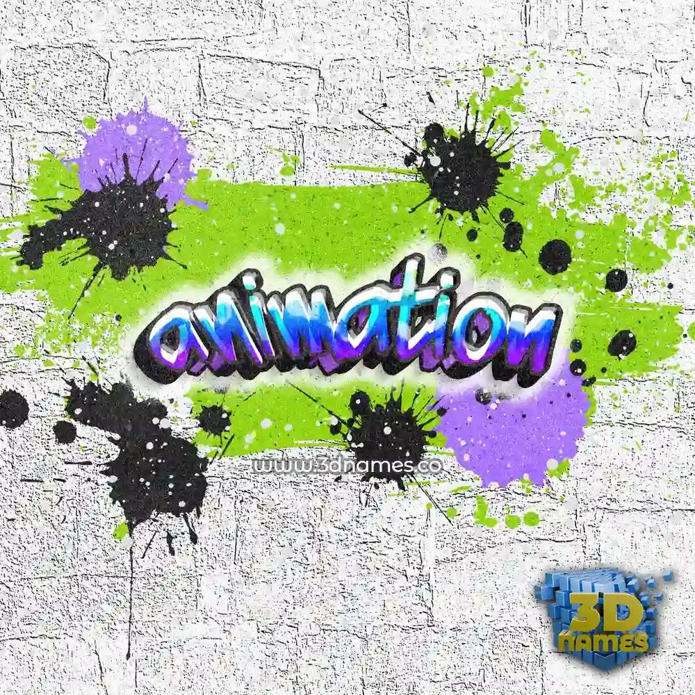 animation in Graffiti Grunge style - 3D name wallpaper animation in Graffiti Grunge style - 3D name wallpaper