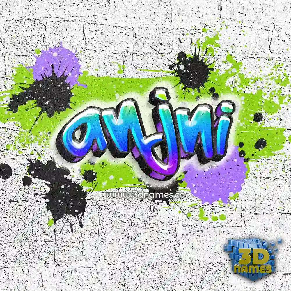anjni in Graffiti Grunge style - 3D name wallpaper anjni in Graffiti Grunge style - 3D name wallpaper