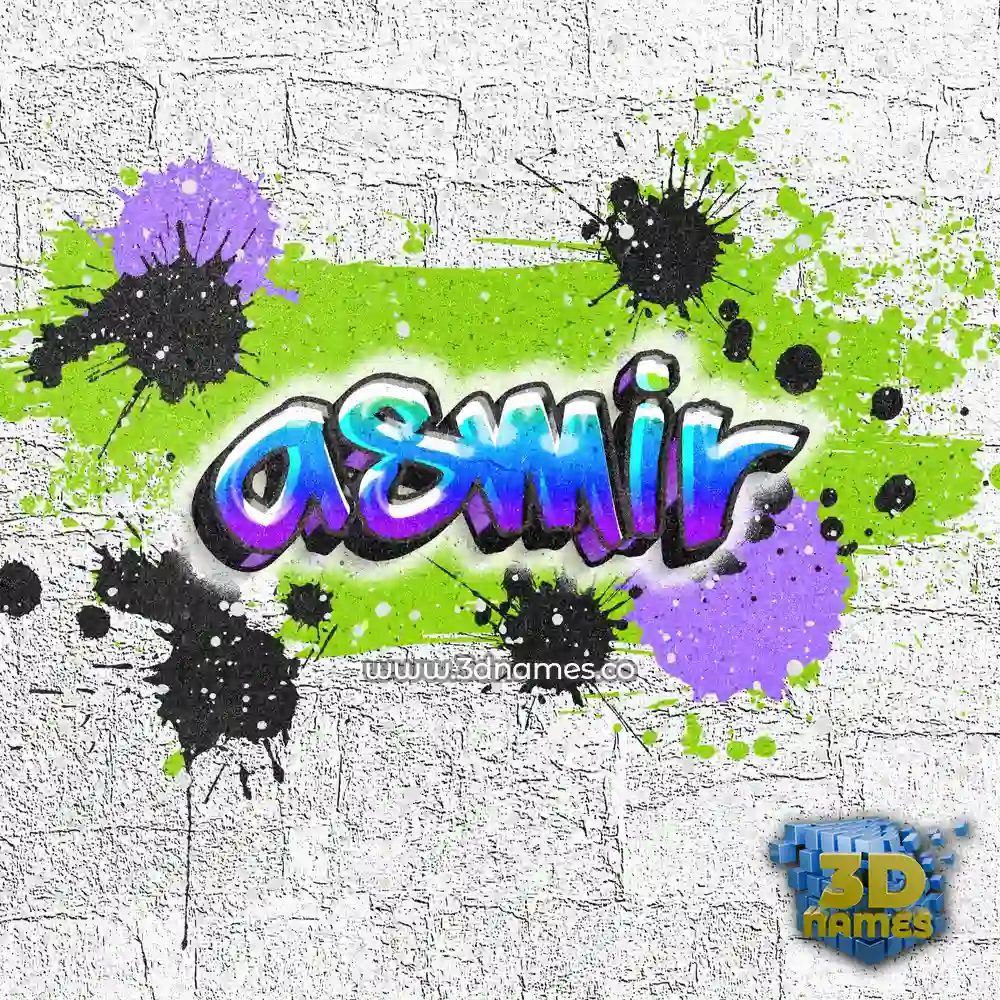 asmir in Graffiti Grunge style - 3D name wallpaper asmir in Graffiti Grunge style - 3D name wallpaper