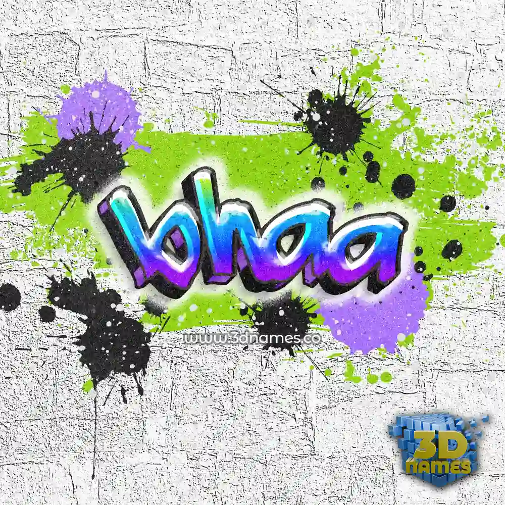 bhaa in Graffiti Grunge style - 3D name wallpaper bhaa in Graffiti Grunge style - 3D name wallpaper