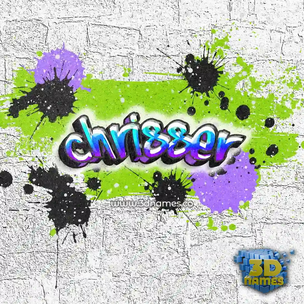 chrisser in Graffiti Grunge style - 3D name wallpaper chrisser in Graffiti Grunge style - 3D name wallpaper