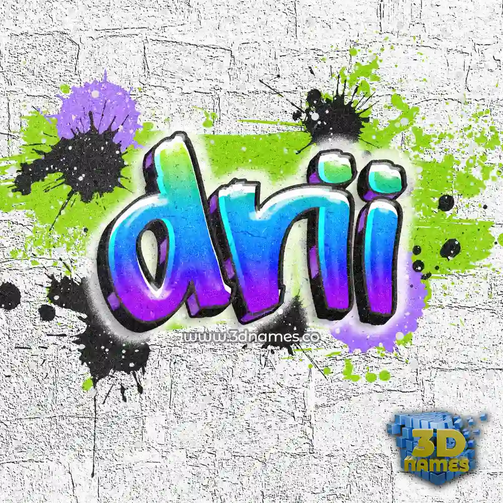 3D Name styles for