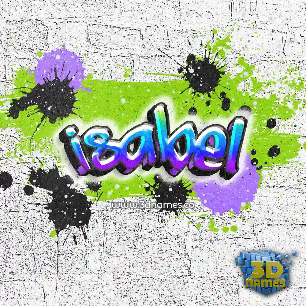 isabel in Graffiti Grunge style - 3D name wallpaper isabel in Graffiti Grunge style - 3D name wallpaper