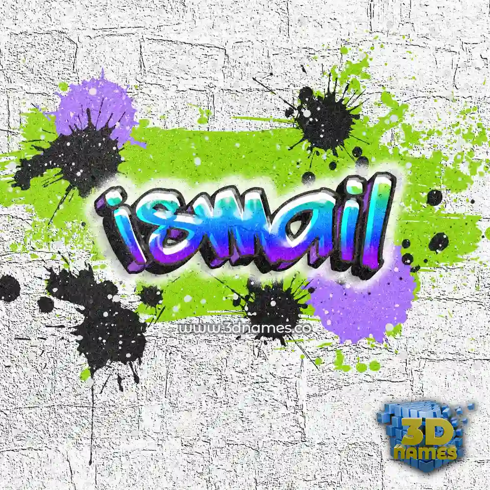 ismail in Graffiti Grunge style - 3D name wallpaper ismail in Graffiti Grunge style - 3D name wallpaper