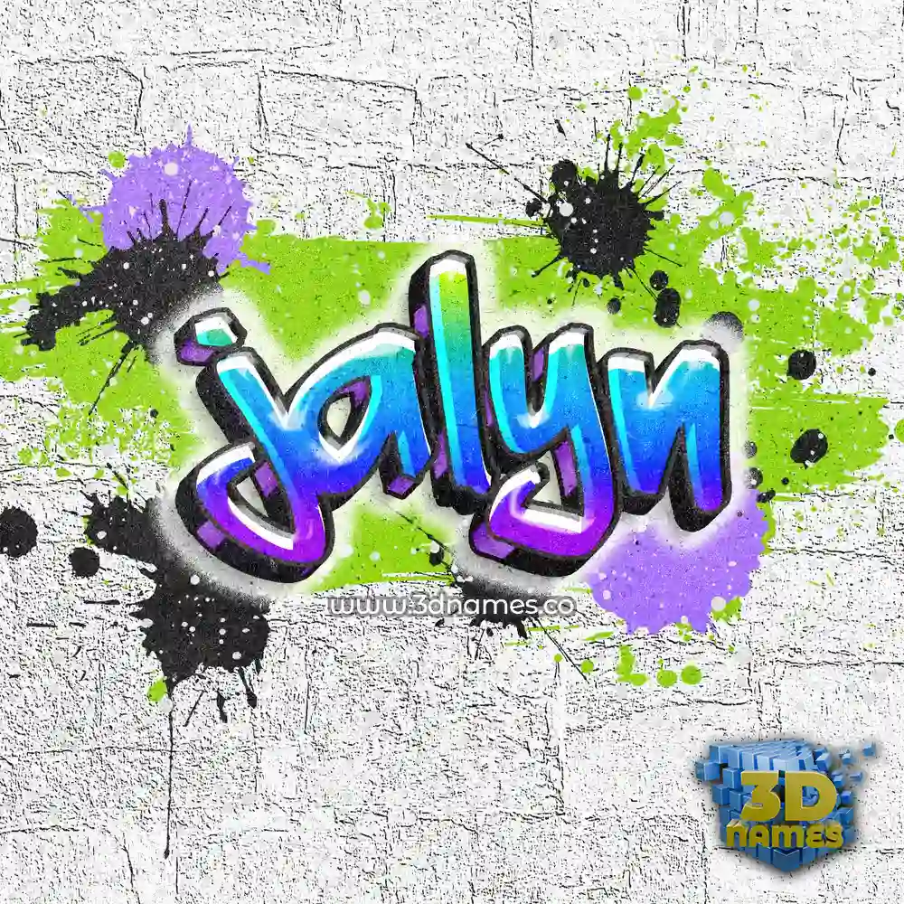 jalyn in Graffiti Grunge style - 3D name wallpaper jalyn in Graffiti Grunge style - 3D name wallpaper