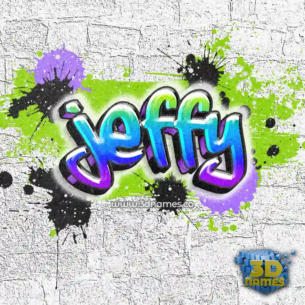 jeffy in Graffiti Grunge style - 3D name wallpaper jeffy in Graffiti Grunge style - 3D name wallpaper
