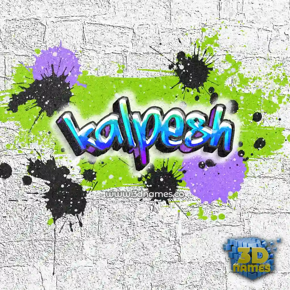 kalpesh in Graffiti Grunge style - 3D name wallpaper