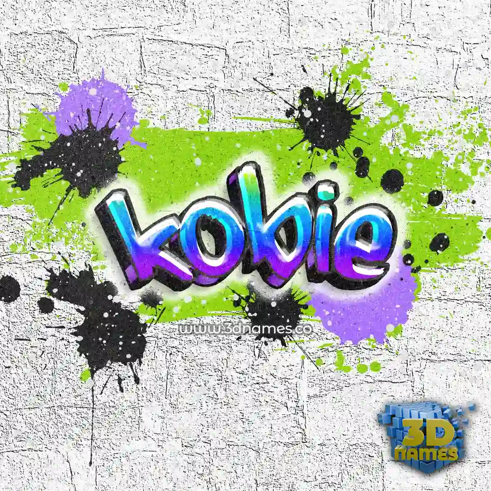 kobie in Graffiti Grunge style - 3D name wallpaper kobie in Graffiti Grunge style - 3D name wallpaper