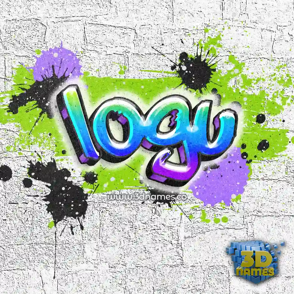 logu in Graffiti Grunge style - 3D name wallpaper logu in Graffiti Grunge style - 3D name wallpaper