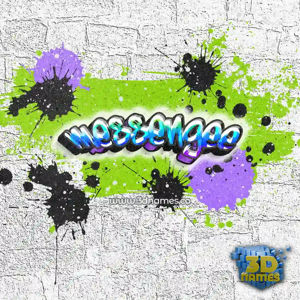 messengee in Graffiti Grunge style - 3D name wallpaper messengee in Graffiti Grunge style - 3D name wallpaper