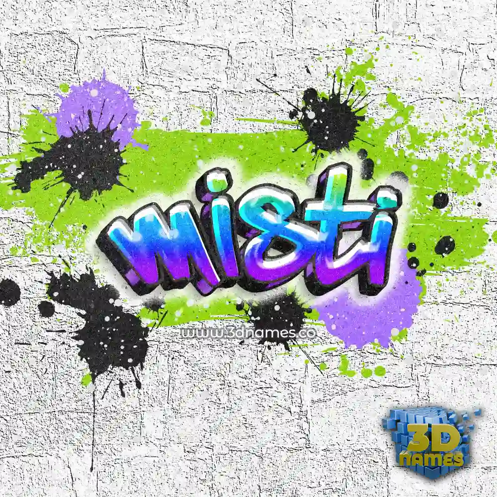 misti in Graffiti Grunge style - 3D name wallpaper misti in Graffiti Grunge style - 3D name wallpaper