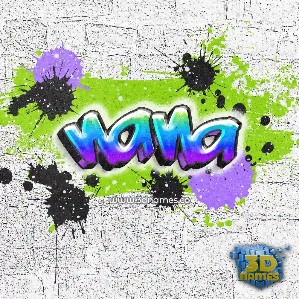 nana in Graffiti Grunge style - 3D name wallpaper nana in Graffiti Grunge style - 3D name wallpaper