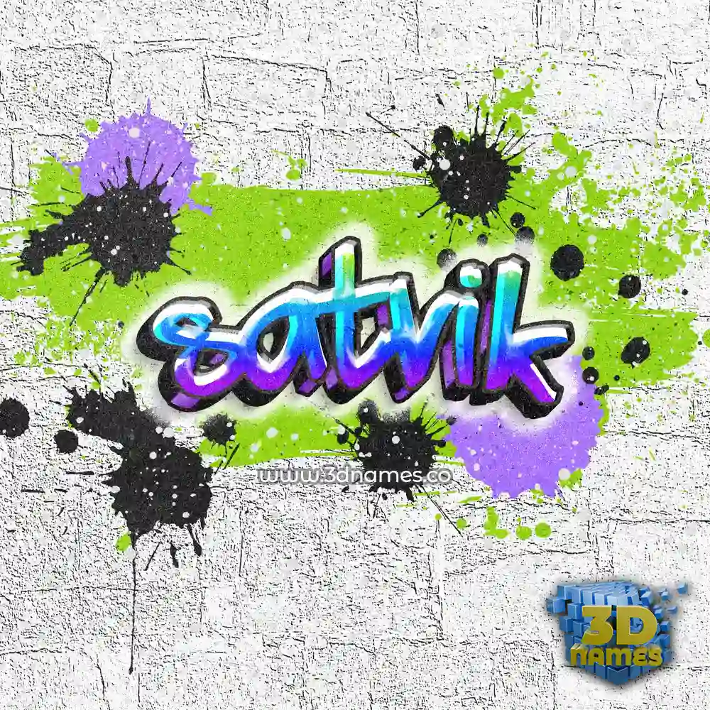 satvik in Graffiti Grunge style - 3D name wallpaper satvik in Graffiti Grunge style - 3D name wallpaper
