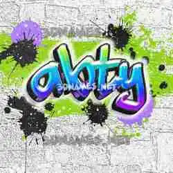 abty in Graffiti Grunge style - 3D name wallpaper