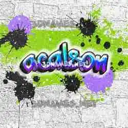 acalson in Graffiti Grunge style - 3D name wallpaper