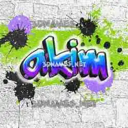 akim in Graffiti Grunge style - 3D name wallpaper