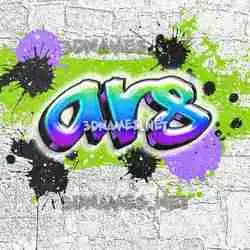 ars in Graffiti Grunge style - 3D name wallpaper