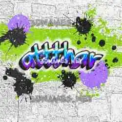 attthar in Graffiti Grunge style - 3D name wallpaper
