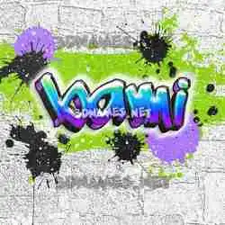 bami in Graffiti Grunge style - 3D name wallpaper