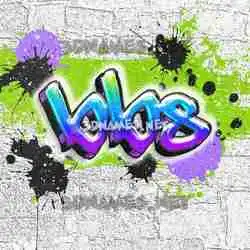 bbs in Graffiti Grunge style - 3D name wallpaper