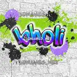 bholi in Graffiti Grunge style - 3D name wallpaper