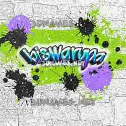 biswarupa in Graffiti Grunge style - 3D name wallpaper