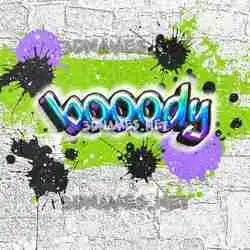 booody in Graffiti Grunge style - 3D name wallpaper