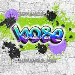 bose in Graffiti Grunge style - 3D name wallpaper