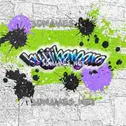 bujjibangara in Graffiti Grunge style - 3D name wallpaper
