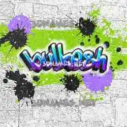 bulkesh in Graffiti Grunge style - 3D name wallpaper