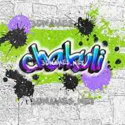 chakuli in Graffiti Grunge style - 3D name wallpaper