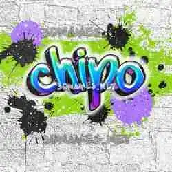 chipo in Graffiti Grunge style - 3D name wallpaper