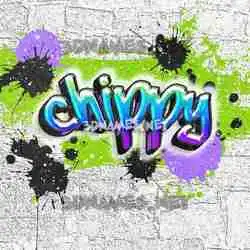 chippy in Graffiti Grunge style - 3D name wallpaper