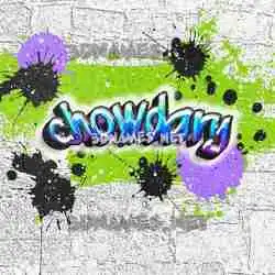 chowdary in Graffiti Grunge style - 3D name wallpaper