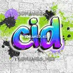 cid in Graffiti Grunge style - 3D name wallpaper