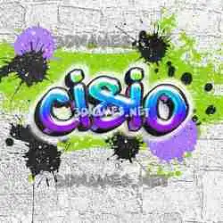 cisio in Graffiti Grunge style - 3D name wallpaper
