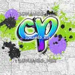 cp in Graffiti Grunge style - 3D name wallpaper