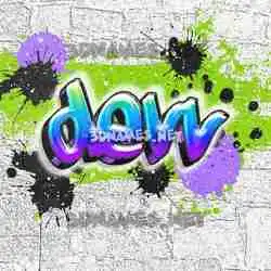 devv in Graffiti Grunge style - 3D name wallpaper