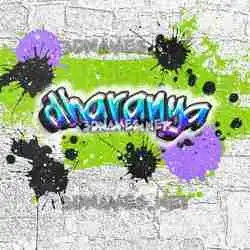 dharanya in Graffiti Grunge style - 3D name wallpaper