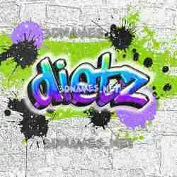 dietz in Graffiti Grunge style - 3D name wallpaper