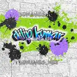 dilip kumar in Graffiti Grunge style - 3D name wallpaper